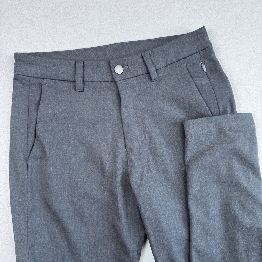 Lululemon Wool Blend Commission Pant 28x31 Charcoal Performance Golf Slim Fit